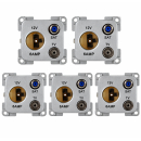 C-Line 12V-Steckdose mit Antennen- und...