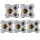 C-Line 12V-Steckdose mit Antennen- und Satellitenanschluss - silber - 5er Pack (3037)