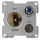 C-Line 12V-Steckdose mit Antennen- und Satellitenanschluss - silber - 5er Pack (3037)