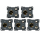 C-Line 12V-Steckdose mit Antennen- und Satellitenanschluss - anthrazit - 5er Pack (3038)