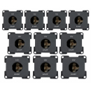 C-line Steckdose 12V - anthrazit - 10er Pack (3033)