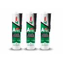 Atec All - Universal Klebstoff und Dichtmittel - 310ml - Schwarz - 3er Pack