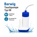 Barwig Hochleistungs-Tauchpumpe Typ 08 - 12 V - 22 Liter - 1,4 bar - mit Rückschlagventil - 2er Pack