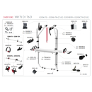 Fiamma Carry-Bike Fahrradträger - VW T5 D / T6 D / VW T5 mit doppelter Hecktür - silber