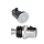 Punkt Push Lock 33x38mm matt