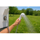 Wassersteckdose mit Dusche und 2 Meter Duschschlauch Set