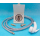 Wassersteckdose mit Dusche und 2 Meter Duschschlauch Set